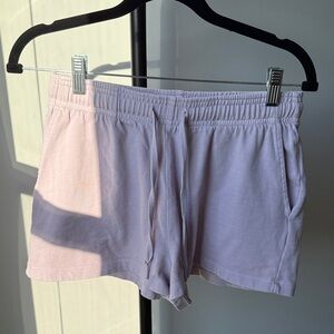 The Upside Light purple cotton Shorts